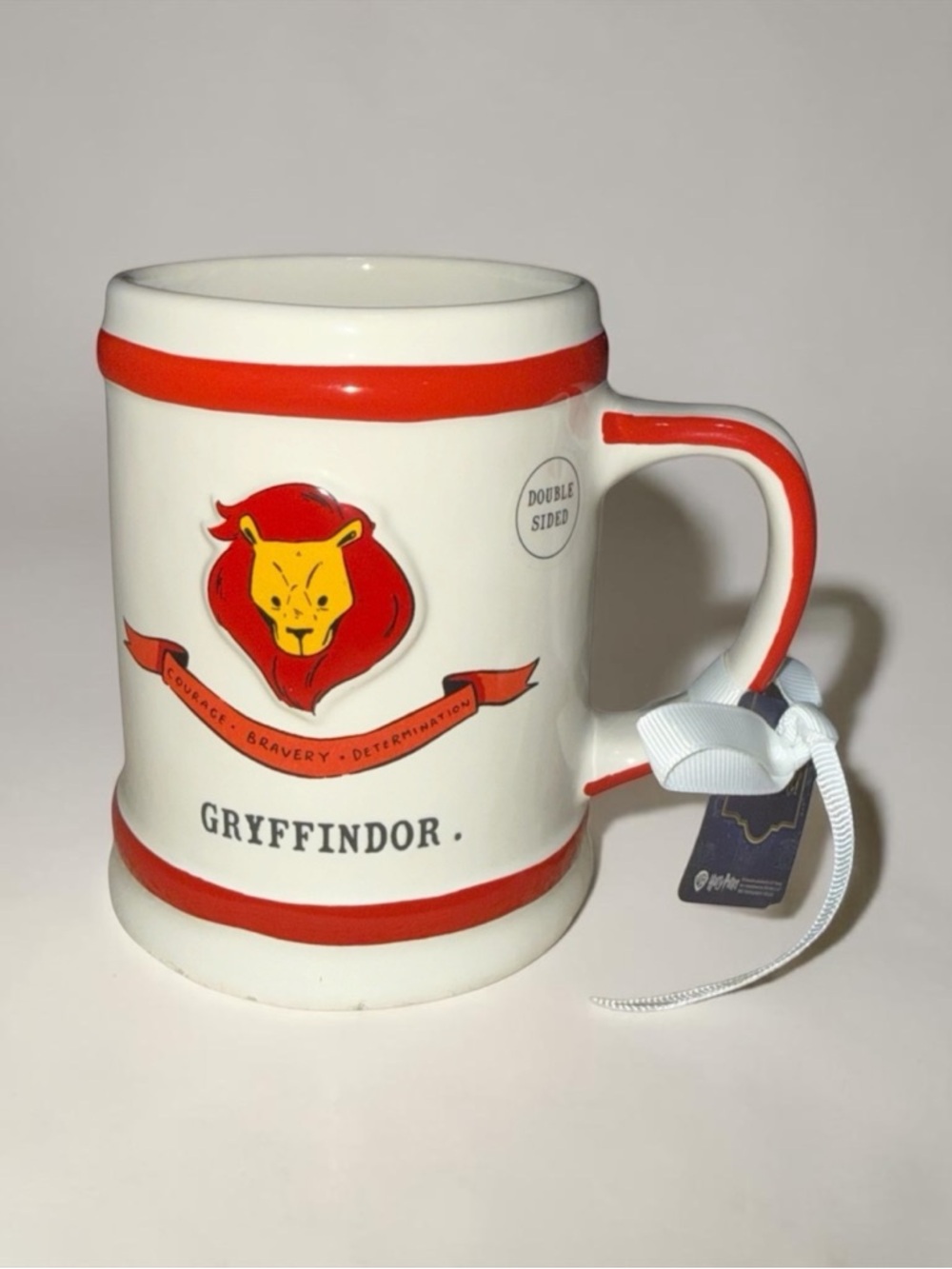 Rae Dunn Red and White Gryffindor Mug